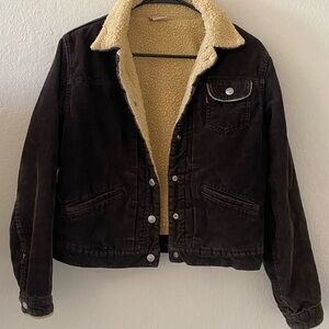 Levi's Cream Sherpa Jacket